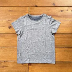 UNIQLO グレー 半袖 エアリズムTシャツ S