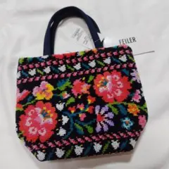 新品未使用☆ラブラリーバイフェイラー　チロリアンフラワー　トートバッグ　タグ付き