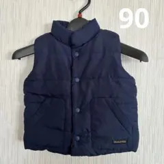 【お値下げ】SIMPLEFREEベスト　サイズ90ネイビー