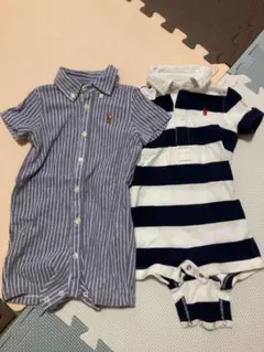 美品　ラルフローレン ロンパース 70 2枚　セット