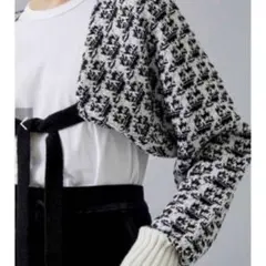 TAN 2022AW TWEEDY SLEEVES ボレロカーディガンのサムネイル