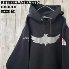 エ*ム様 アメリカ古着　ラッセルアスレチック　プリントスエットパーカー　サイズM