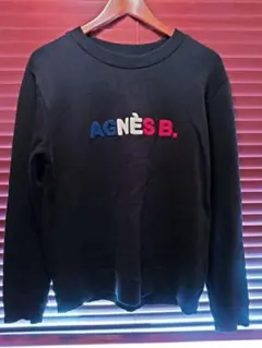 AGNÈS B. ブラック スウェット