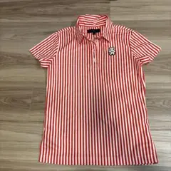 Callaway ゴルフシャツ レディース Sサイズ 赤白ストライプ