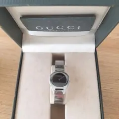 673 稼動 GUCCI 時計 レディース 6700L シルバー ブラック GUCCI - 673 稼動 GUCCI 時計 レディース 6700L シルバー ブラックの