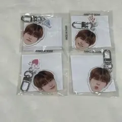 TREASURE アサヒ 顔アクキー 喜怒哀楽 コンプリート カプセルトイ