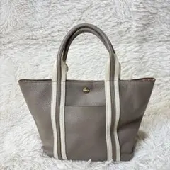 TOPKAPI TREASURE トプカピ レザーハンドバッグ グレージュ