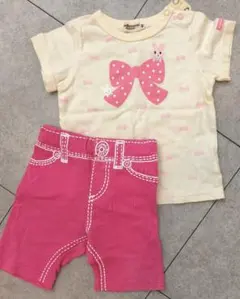 ミキハウス Tシャツ ショートパンツ セット 80