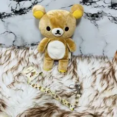 リラックマストア　ぬいぐるみ＆ネックストラップ　2点セット まとめ売り