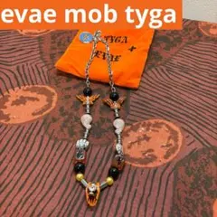 【美品】必見 EVAE MOB×Tygaコラボ スカルデザイン ネックレス