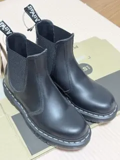 Dr.Martens サイドゴアブーツ ホワイトステッチ UK4