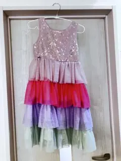 ＊お値下げしました＊カラフルフリルドレス 130cm