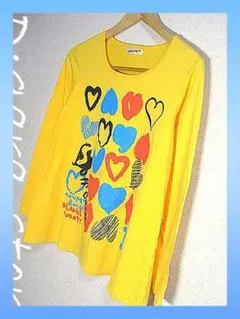 個性的！良色 ポップハートアートグラフィックロンT