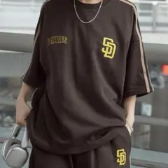 MLB メジャーリーグ パドレス セットアップ スウェット 刺繍 Ｍサイズ