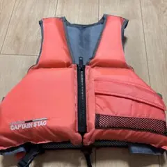 CAPTAIN STAG オレンジ ライフジャケットのサムネイル