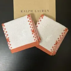 新品　ラルフローレン　タオルハンカチ　2枚セット
