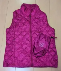 UNIQLO ウルトラライトダウン ベスト ピンク キルティング