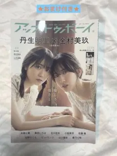 アップトゥボーイ 2022年12月号 丹生明里 金村美玖