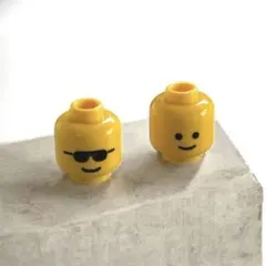 〈新品未使用〉LEGO レゴ　ブロック　ヘッド　パーツ　2種