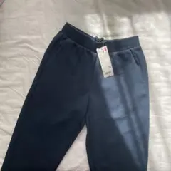 NEW UNIQLO ドライスウェットジョガーパンツ S 68 Blue