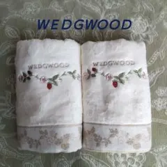 ウェッジウッドフェイスタオル ♡ ＷＥＤＧＷＯＯＤ ２枚セット