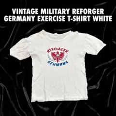 【軍物】ヴィンテージ REFORGER GERMANY 演習Tシャツ 白
