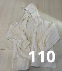 ミッフィー 薄手パーカー ホワイト 110cm