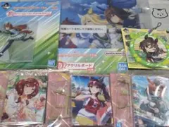 ら*い様 ウマ娘　一番くじ　まとめ売り　アクリルスタンド　ミニプレート　ラバーチ