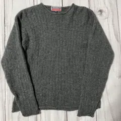 状態良 希少80s USA製ミシガンウール100ニットセーターヴィンテージ