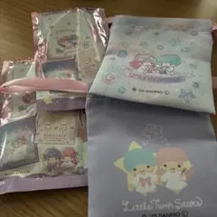 サンリオ　リトルツインスターズ プチ巾着　2枚セット