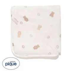 ジェラートピケ　シリアルベアブランケット