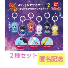 銀魂　めじるしアクセサリー２　２種　セット　ガチャ　フィギュア　まとめ売り