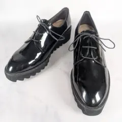 Le ciel d'or モードエジャコモ エナメル レースアップシューズ 23