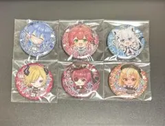 ホロライブプロダクション 缶バッジスナック vol.1 まとめ売り 計6点