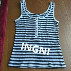 INGNI ボーダー タンクトップ　 Mのサムネイル