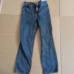 TOMMY HILFIGER 総柄ロゴ刺繍 デニムパンツのサムネイル