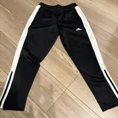 adidas ジャージ ブラック/ホワイト 130cm