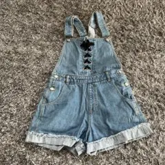 Lovetoxic オーバーオールショートパンツ