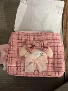 マイメロ リボン付きピンクポシェット