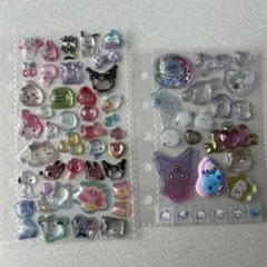 シールおすそ分け　ボンボンドロップ　うるちゅる　ディズニー　サンリオ　たまごっち