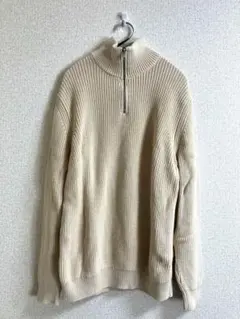 ハーフジップ　ニット　ZARA