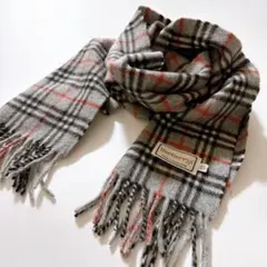 カシミヤ100%✨バーバリー ノバチェック マフラー ふわふわ