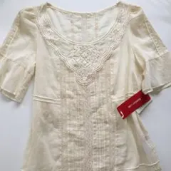 未使用タグ付き アプワイザーリッシェ 天竺レースワンピース