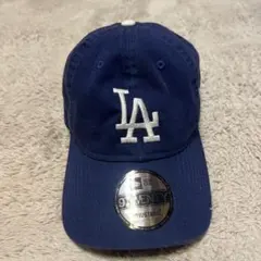New Era LAロゴ 9TWENTY ネイビーキャップ