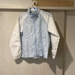 adidas トラックジャケット ライトブルー 130cmのサムネイル
