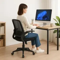 KMN‑ECH‑919 メッシュ オフィスチェア／新品