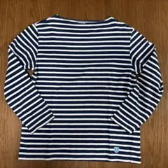 ORCIVAL オーチバル ボーダーバスクシャツ　ネイビー