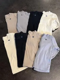 長袖 肌着シャツ8枚セット　80サイズ