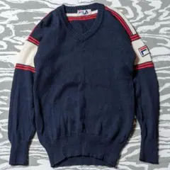 ユーロ古着 80s イタリア製 old FILA オールドフィラ セーター