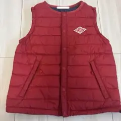 DANTON 赤 ダウンベスト M